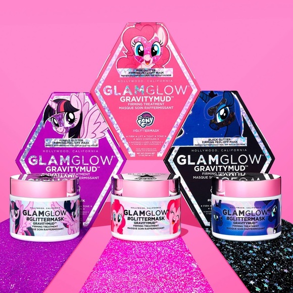 GlamGlow Gravity Mud My Little Pony pink glitter - Picture 4 of 5
